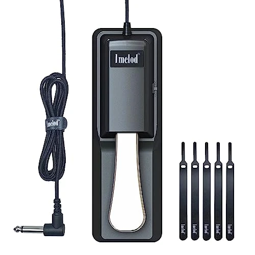 Tijdelijke aanbieding: Imelod Digitale piano en keyboard sustain pedaal voor Yamaha, Roland, Casio, Korg, Behringer, Moog-Universal voetpedaal zwart van 16.99 € naar 16.99 € (0.00% korting)