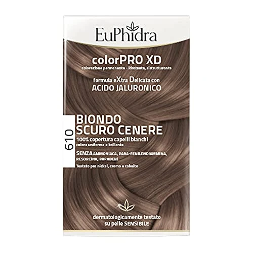 Euphidra Colorpro XD met hyaluronzuur, meer vocht, zachter, meer volume, meer glans, 610 donkerblond
