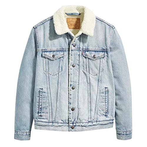 Levi's Type 3 Sherpa Trucker Veste Homme, Stonebridge, S