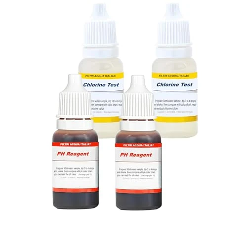 Tijdelijke aanbieding: Waterfilter Italië waterfilter Italië test ph chloor meter Ph-Cloro analyse set, 4-delig van 12.99 € naar 12.99 € (0.00% korting)