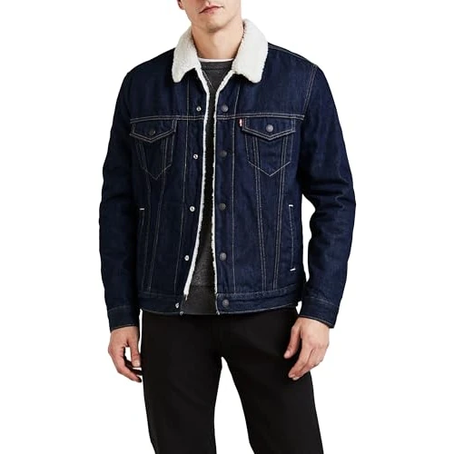 Limited offer: Levi's Men's Sherpa Trucker Jacket, Blue, Medium from 140.00 EUR to 65.00 EUR (save 54%)