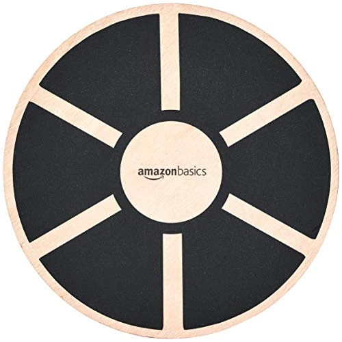 Offerta a tempo: Amazon Basics Balance board oscillante in legno, Nero - 15% da 18.80 € a 15.98 €