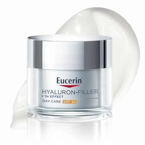 Offerta a tempo: Eucerin Hyaluron-Filler Crema Giorno SPF 30 50 ml, Crema viso antirughe e idratante, Formula con Acido Ialuronico per una pelle ringiovanita adatta per tutti i tipi di pelle - 28% da 27.90 € a 20.00 €