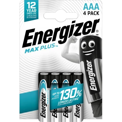 Limitiertes Angebot: Energizer E301321400 Max Plus Micro (AAA) 4 Stück Chrom von 6.00 EUR auf 5.80 EUR (Spare 3%)