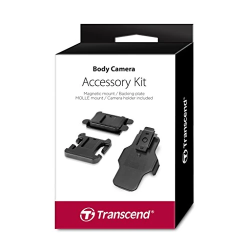 Offerta a tempo: Transcend Kit di Montaggio TS-DBK2 per DrivePro Body, Include Clip Magnetica e Supporto MOLLE, Nero - 24% da 34.09 € a 25.99 €