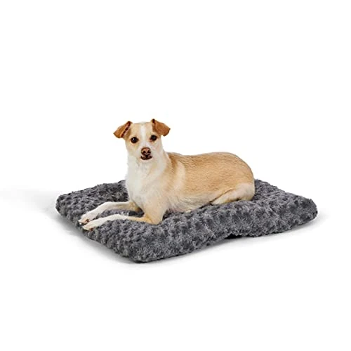 Limited-time offer: Amazon Basics Cat and Dog Bed, Machine Washable Pet Bed, Extra Small (59 x 46 x 6cm), Grey Swirl from 11.64 GBP to 9.89 GBP (save 15%)
