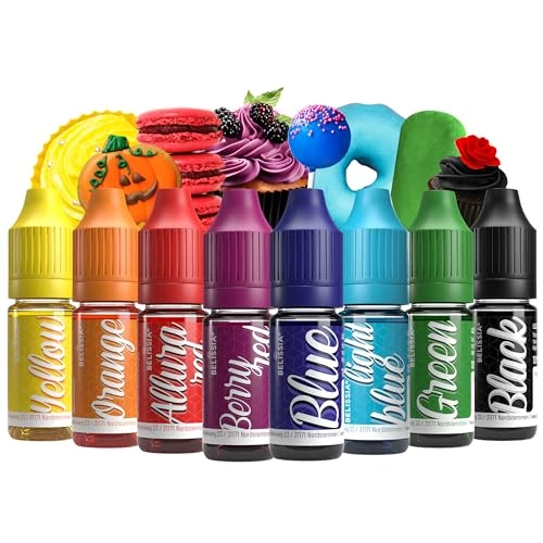 Oferta limitowana: Zestaw barwników spożywczych 8x10ml Wysoce skoncentrowany barwnik, Wyprodukowano w Niemczech bez cukru, płynny, do barwienia napojów, ciast, ciastek, polew, slime i wielu innych. z 72.49 zł na 18.65 zł (oszczędź 74.27%)