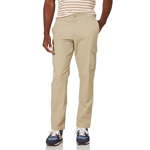 Offerta a tempo: Amazon Essentials Pantaloni Cargo Elasticizzati e Aderenti (Disponibili nelle Taglie Big & Tall) Uomo, Marrone Kaki, 35W / 34L - 0.00% da 13.04 € a 13.04 €