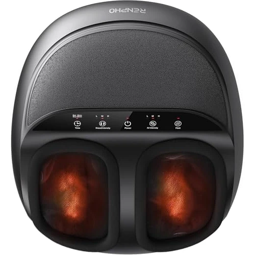 Offre limitée : RENPHO Massage Pieds Appareil de Massage Pieds Masseur Pieds Shiatsu, Chauffant Infrarouge, Compression d'Air pour Relaxation des Pieds à la Maison ou Bureau de 139.99 € à 139.99 € (0.00% de remise)