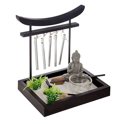 Zeitlich begrenztes Angebot: Atmosphera - Zen-Garten - 15x16-5 cm - Mehrfarbig von 17.99 € auf 11.72 € (35% Rabatt)