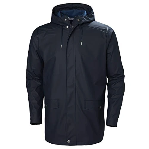 Helly Hansen Hommes Imperméable mousse, Bleu Marine, L