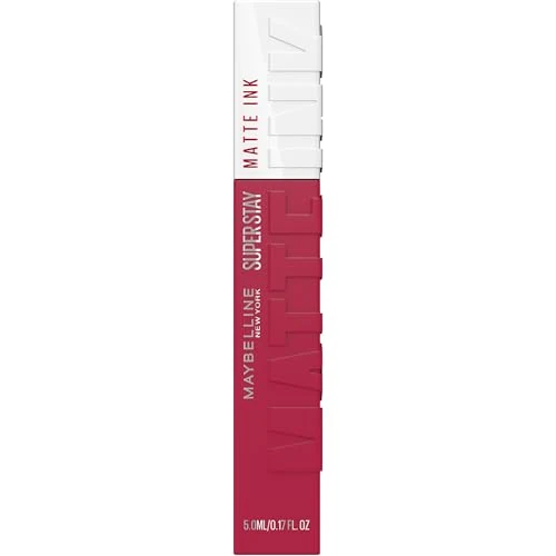 Offerta a tempo: Maybelline New York Rossetto Matte SuperStay Matte Ink, Tinta Labbra a Lunga Tenuta, Colore Intenso e Vibrante, No Transfer, Founder (115), 5 ml - 44% da 16.29 € a 9.12 €