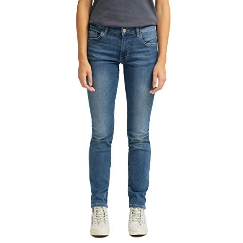 Offerta a tempo: MUSTANG Style Rebecca, Jeans Slim Donna, Blu (Medium Bleach 312), 32W/32L - 20% da 59.99 € a 47.90 €