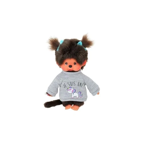 Offerta a tempo: Monchhichi Bandai Peluche Unicorno Peluche Scimmietta Iconica degli Anni '80 — 21% da 25,01 € a 19,73 €