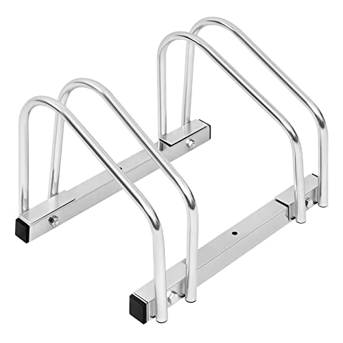 Limited-time offer: WOLTU Bike Stand for 2 Bikes, Floor or Wall Mounted Bicycle Rack, Cycle Parking Stand Rack for Garage Storage, Metal Bike Rack Outdoor,Silver from 15.99 GBP to 15.99 GBP (save 0%)