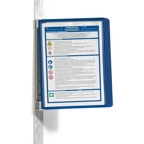 Limited-time offer: Durable 591407 Display Panel Wall Holder (Vario Magnet Wall 5, with 5 Display Panels A4) Dark Blue from 34.94 £ to 34.94 £ (save 0.00%)