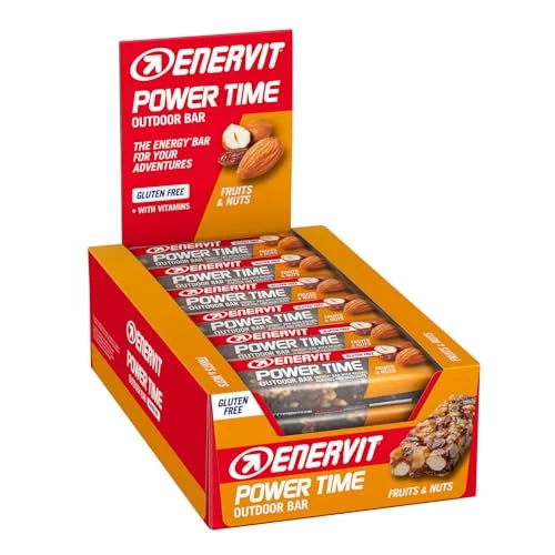 Enervit Power Time Snack Bar (frutas y nueces, caja de 24)