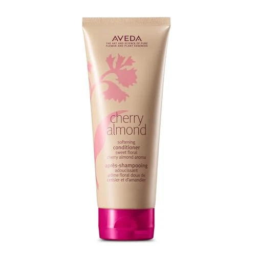Aveda Cherry Almond Après-shampooing adoucissant | Cheveux normaux à secs | 98% d’origine naturelle* | Huile de coco, beurre de karité | Sans silicone | Tonka, orange, ylang-ylang, 200 ml