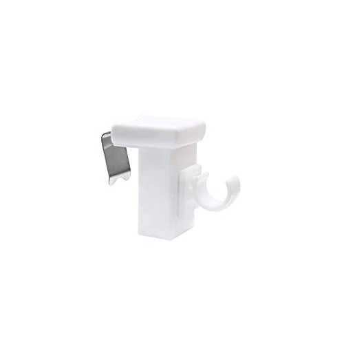 Offerta a tempo: 10 ganci per finestra, adatti per decorazioni, di colore bianco; spessore della finestra: 10 – 27 mm, ideali per aste per tende fino a 10 mm di diametro - 0.00% da 14.39 € a 14.39 €