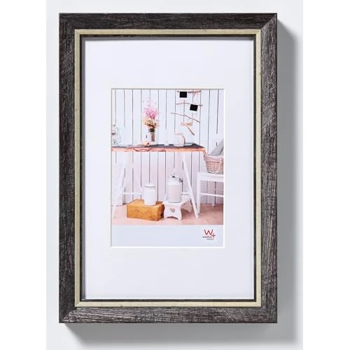 Offre limitée : walther design Cadre Photo Noir 18 x 24 cm avec Passe-Partout, Cadre Design Chalet EL824B de 17.79 € à 17.79 € (0.00% de remise)