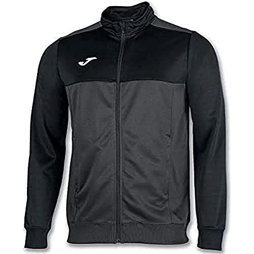 Joma Boys' Winner Sweatshirt, Anthracite/Black, XXS
