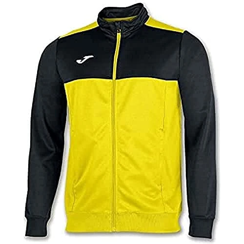 Joma Men's Winner Sweatshirt, Yellow/Black, L