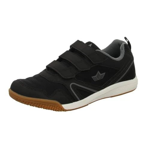 Offerta a tempo: Lico Boulder V, Scarpe da ginnastica per interni Unisex - Bambini e ragazzi, Nero Antracite, 34 EU - 24% da 27.95 € a 21.35 €
