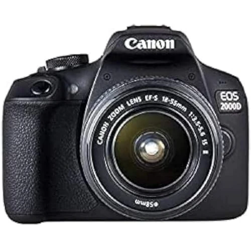 Offerta a tempo: Canon EOS 2000D 18-55 IS SEE Fotocamera, Nero - 28% da 566.00 € a 405.00 €