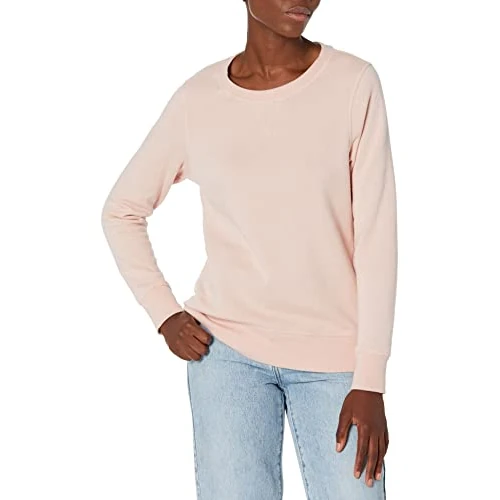 Limited-time offer: Amazon Essentials Women's Fleece Crewneck Pullover Sweatshirt, Light Pink, XXL from 9.98 £ to 9.98 £ (save 0.00%)