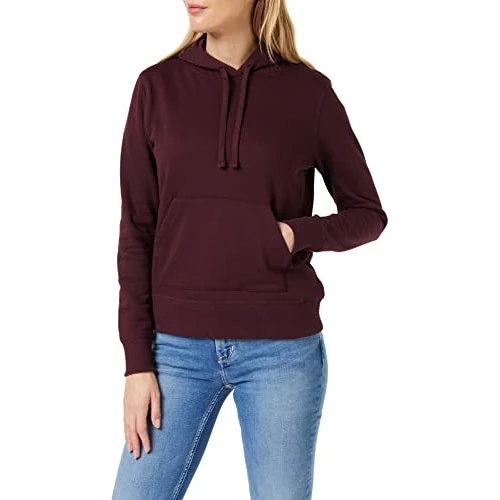 Oferta limitada: Amazon Essentials Sudadera con Capucha y Corte Regular de Felpa Francesa (Disponible En Tallas Grandes) Mujer, Burdeos, M de 19.40 € a 18.20 € (ahorro 6%)