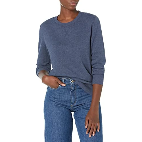 Offerta a tempo: Amazon Essentials Wae50014fl18, Felpa Donna, Blu (Navy Heather), 50 (Taglia Produttore: XX-Large) - 15% da 17.10 € a 14.50 €