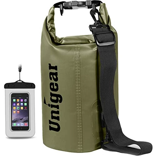 Oferta limitada: Unigear - Bolsa Impermeable, Impermeable, Impermeable, para Senderismo, Kayak, Pesca, Rafting, Camping, esquí con Homenaje Libre de una Caja de teléfono Impermeable de 16.34 € a 16.34 € (ahorro 0.00%)