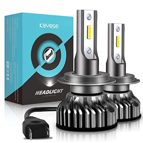 Offerta a tempo: KOYOSO Lampadine H7 LED 10000LM, Kit Lampada Sostituzione per Alogena Lampade e Xenon Luci — 22% da 35,99 € a 28,04 €