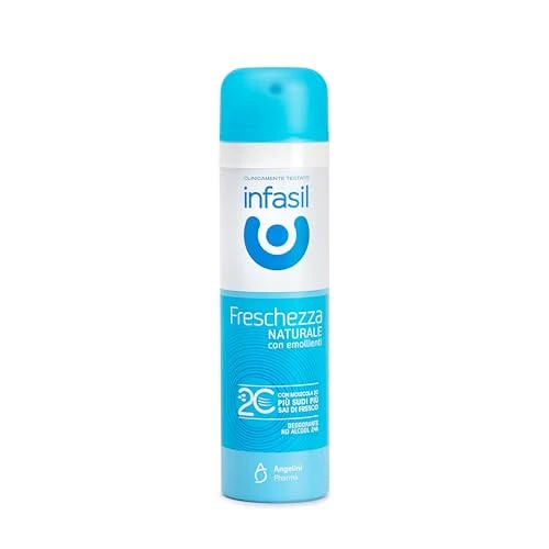 Offerta a tempo: Infasil Deodorante Spray Freschezza Naturale, Efficace Fino a 24H — 24% da 3,39 € a 2,59 €