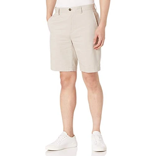 Limited-time offer: Amazon Essentials Men's Slim-Fit 9" (23cm) Chino Shorts, Stone, 40W from 13.10 £ to 9.40 £ (save 28%)