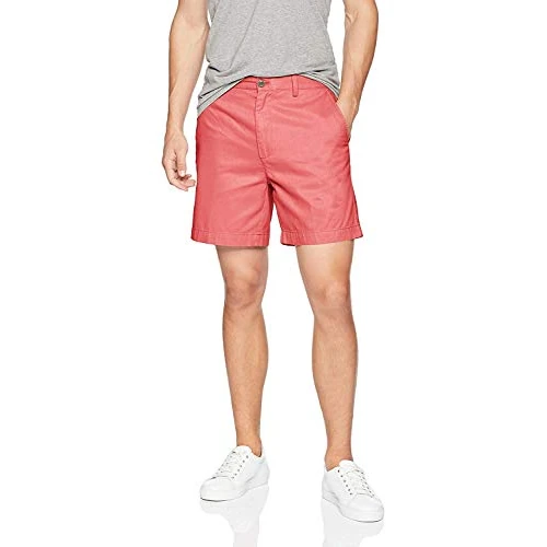Offre limitée : Amazon Essentials Short Chino 18cm, Coupe Ajustée Homme, Rouge Framboise, 33W de 14.70 € à 11.60 € (21% de remise)