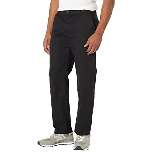 Oferta limitada: Amazon Essentials Pantalón Chino sin Pinzas Antiarrugas de Ajuste Recto Hombre, Negro, 42W / 32L de 23.70 € a 23.70 € (ahorro 0.00%)