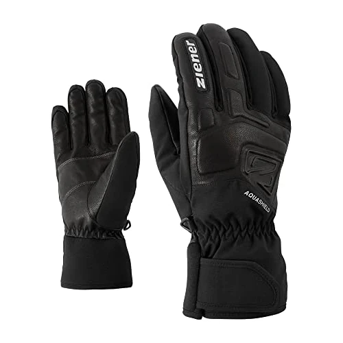 Offerta a tempo: Ziener - Guanti Glyxus AS(R) da sci alpino per adulti, per sport invernali, impermeabili, traspiranti, colore: nero, 8,5 - 14% da 40.13 € a 34.37 €