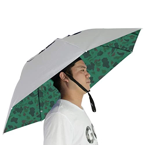 Tijdelijke aanbieding: NEW-Vi Visparaplu Hoed Opvouwbare Verstelbare Zon Regen Cap, 37,4 "Oversized Handsfree Paraplu's, 7-Ribben Anti-UV Waterdichte Hoofddeksels voor Vissen Tuinieren Golf Zonnescherm Outdoor van 13.29 € naar 13.29 € (0.00% korting)