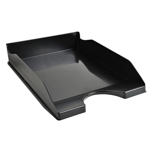 Exacompta 123014D EcoTray Set di 10 Vaschette porta corrispondenza ECOBlack Nero