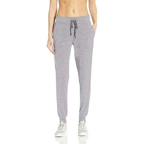 Offerta a tempo: Amazon Essentials Pantaloni della Tuta Elasticizzati Tecnici Spazzolati (Taglie Forti Disponibili) Donna, Grigio Tintura Policromatica, M - 10% da 26.60 € a 24.04 €