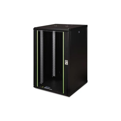 Limited offer: DIGITUS Network cabinet - 19-inch rack - 20U - Wall mounted - 600mm depth - load capacity 100kg - Unique Series - black from 399.00 EUR to 360.99 EUR (save 10%)