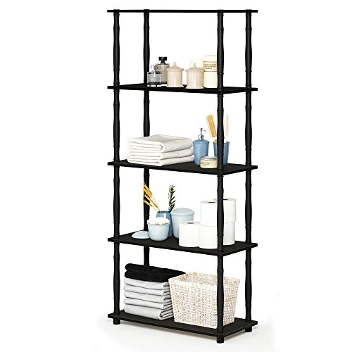 Offerta a tempo: Furinno Turn-N-Tube Espositore multiuso a 5 livelli con tubi classici, Espresso/Nero - 58% da 62.99 € a 26.39 €