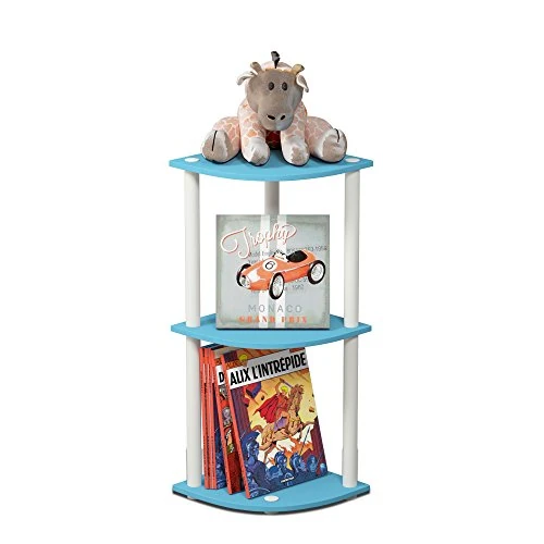 Offerta a tempo: Furinno Mensola ad Angolo Light Blue/White 3 livelli - 0.00% da 21.99 € a 21.99 €