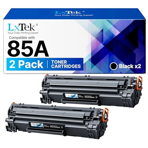 Offerta a tempo: LxTek 85A Compatibili Cartucce di Toner Sostituzione per HP CE285A per LaserJet Pro P1102 P1102W M1212NF M1132 M1217NFW M1132 M1212 M1130 P1100 M1136 M1210 M1210MFP M1134 M1134MFP (Nero, 2-Pack) - 5% da 23.99 € a 22.79 €