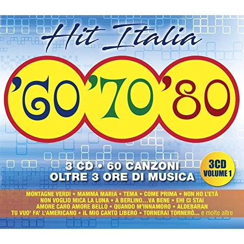 Oferta limitada: Hit Italia 60,70,80 Vol.1 de 22.98 € a 22.98 € (ahorro 0.00%)