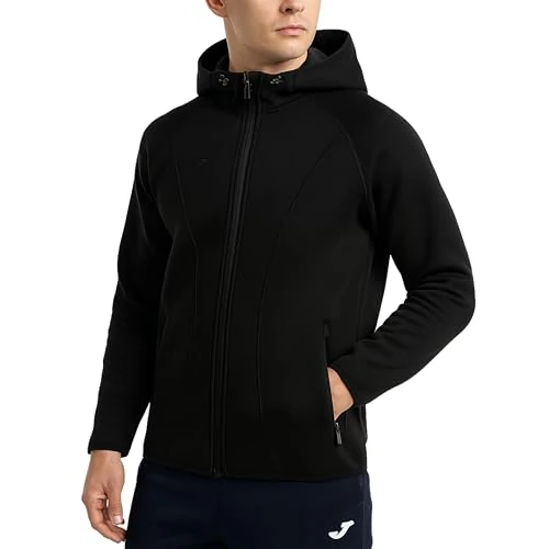 Joma Herrenjacke, S - XL - Kapuze und gepolsterter Rücken für zusätzliche Wärme, Tasche und Reißverschluss - Basilea