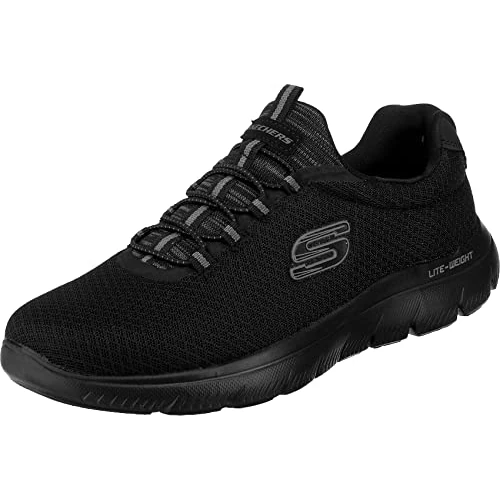 Oferta limitada: Skechers Hombre Summits 52811 Zapatillas, Black Mesh/Trim, 44 EU de 69.95 € a 51.99 € (ahorro 26%)
