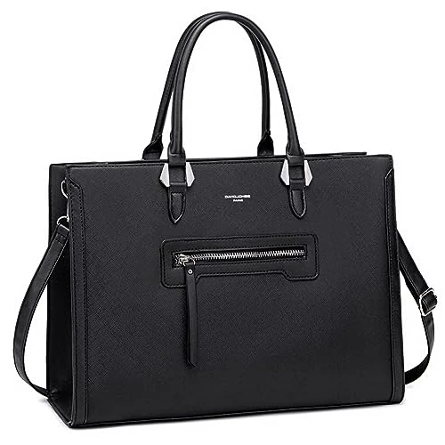 Offre limitee: David Jones - Grand Sac à Main Femme - Cabas Fourre-Tout Cuir PU Rigide - Sac Elégant Ville Travail Poches Multiples - Shopper Porté Epaule Bandoulière - Capacité Moyenne - Mode Chic de 49.99 EUR a 39.99 EUR (economie 20%)