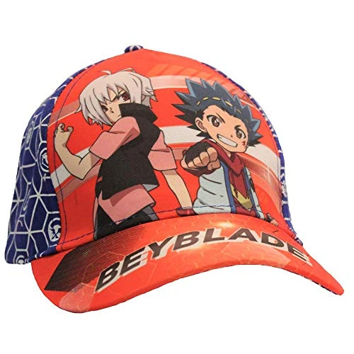 Offerta a tempo: Beyblade Burst cap, Kappy Cappy cap per Bambini, Ragazze e Ragazzi, con Velcro Regolabile Rosso/Blu (54, Blu) - 50% da 13.95 € a 6.99 €